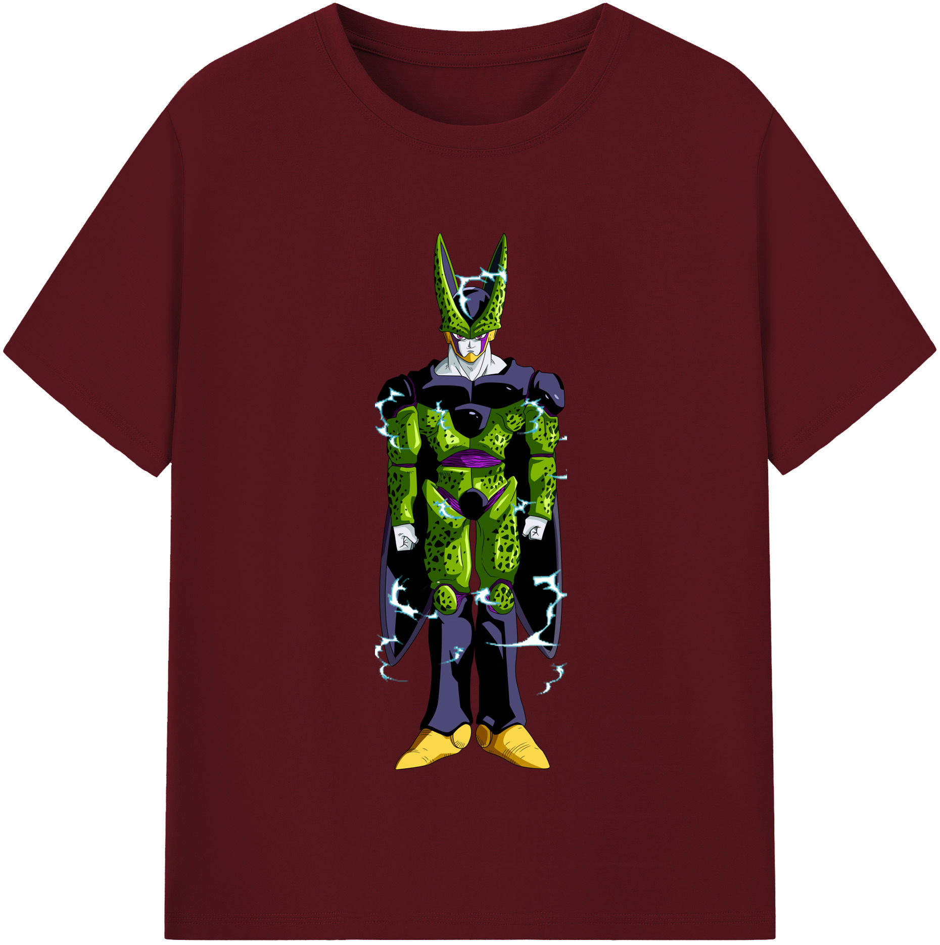 （画像用） ドラゴンボール セル DRAGON BALL Cell 綿100％半袖Tシャツ（フロントプリント）